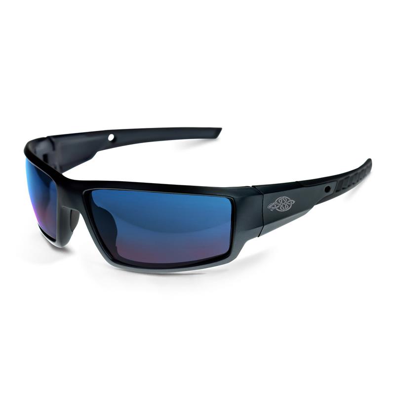 CUMULUS BLACK FRAME BLUE MIRROR LENS - Safety Glasses